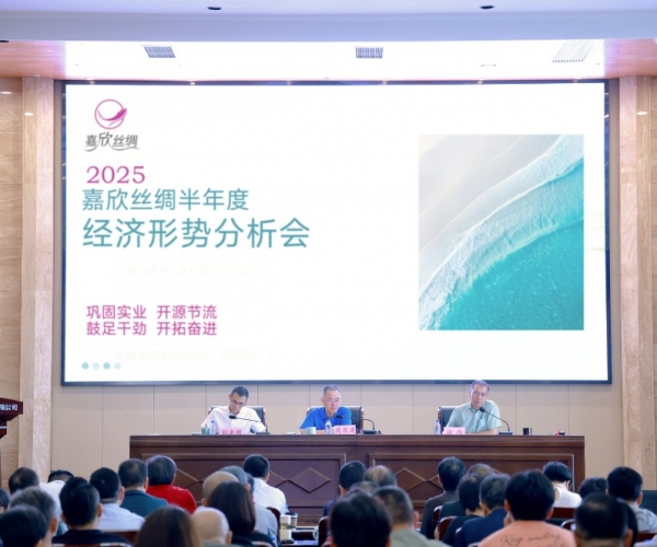 豪门国际官网丝绸2025半年度经济形势剖析会顺遂召开